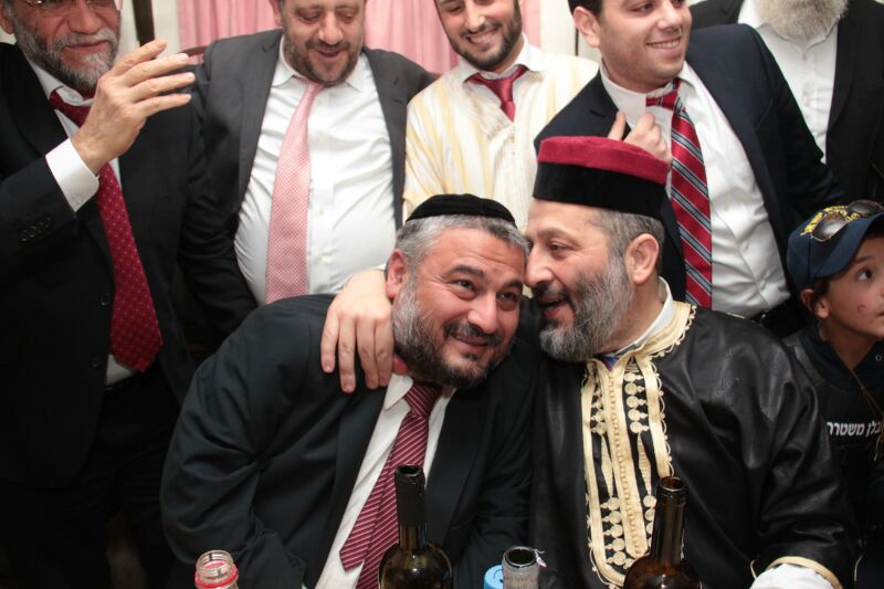 תמונות:  יו"ר ש"ס אריה דרעי חוגג את פורים