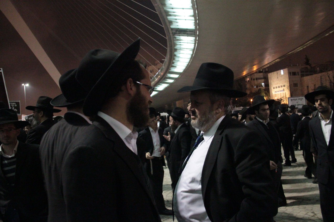 בסיום ההפגנה בי-ם: עימות אלים בין המפגינים החרדים