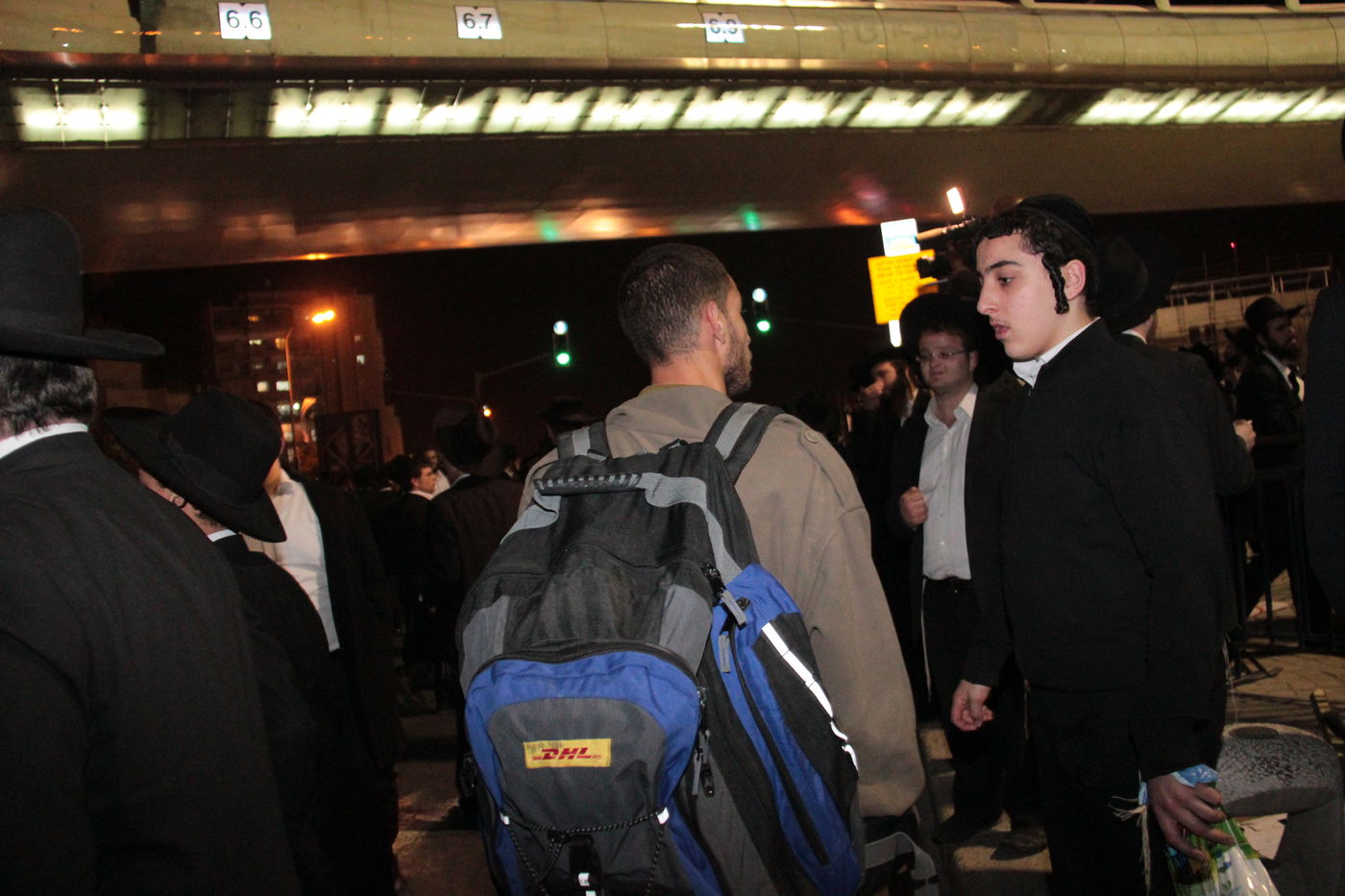 בסיום ההפגנה בי-ם: עימות אלים בין המפגינים החרדים