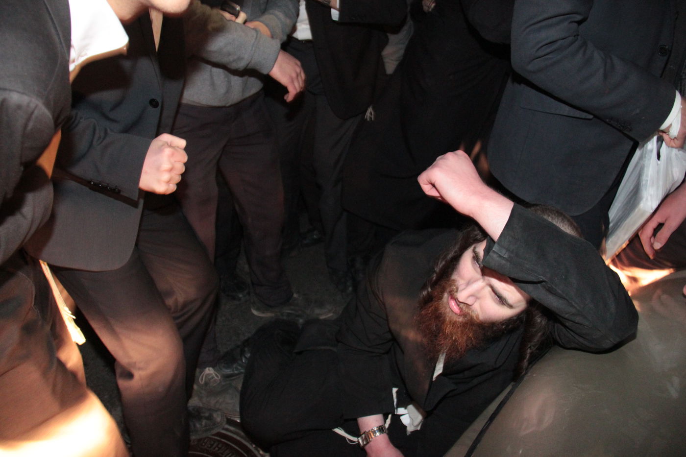 בסיום ההפגנה בי-ם: עימות אלים בין המפגינים החרדים