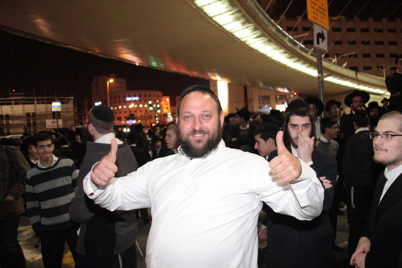 בסיום ההפגנה בי-ם: עימות אלים בין המפגינים החרדים