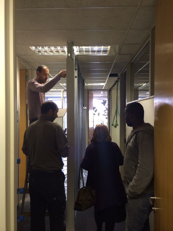 חדש בעיריית ירושלים: קיר הפרדה בין ישראל קלרמן לחיים אפשטיין