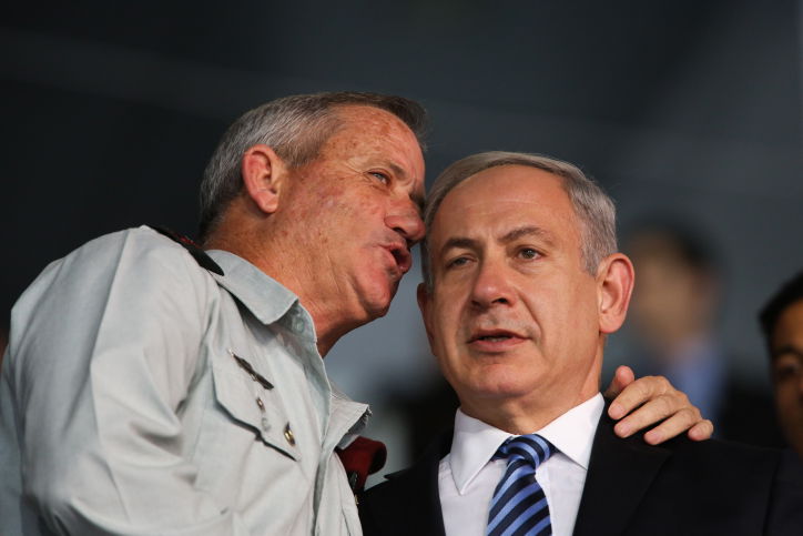 ראש הממשלה נתניהו והרמטכ"ל בני גנץ