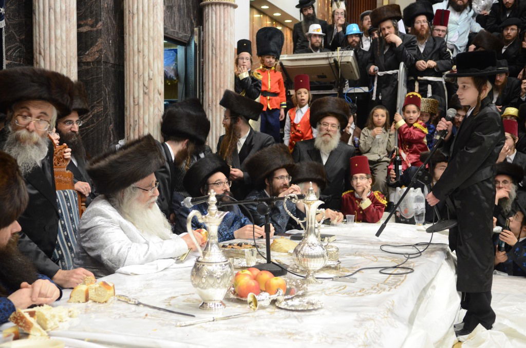 פורים בחצר הקודש צאנז • גלריה