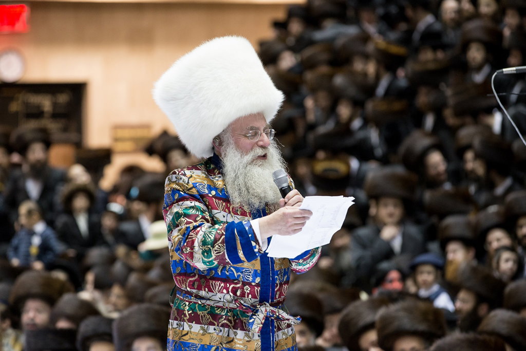 פורים בחצרות הקודש בארה"ב • תיעוד ענק
