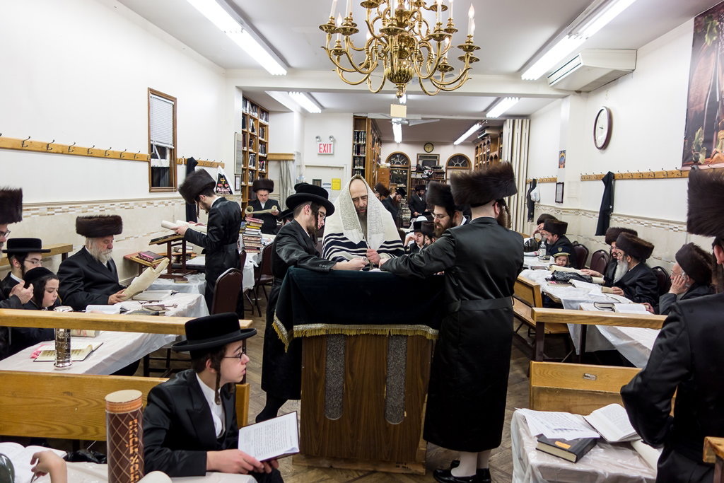 פורים בחצרות הקודש בארה"ב • תיעוד ענק