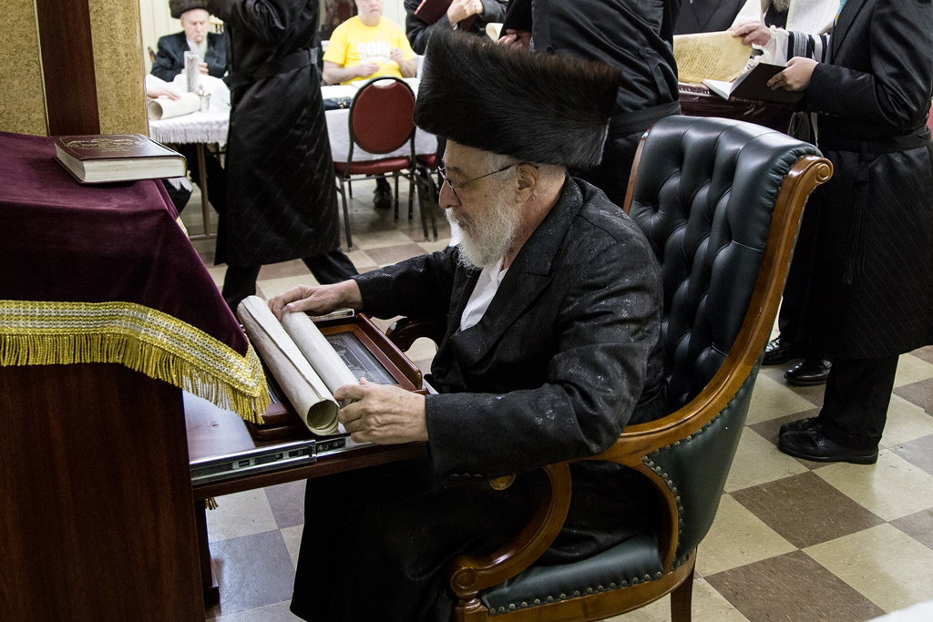 פורים בחצרות הקודש בארה"ב • תיעוד ענק