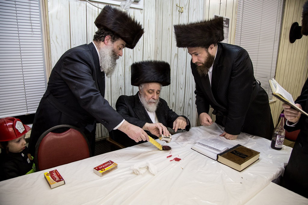 פורים בחצרות הקודש בארה"ב • תיעוד ענק