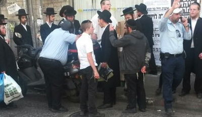 זירת המהומה במאה שערים, הצהריים