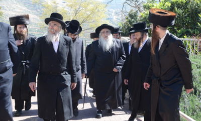 שבת היסטורית בביתר עילית בראשות האדמו"ר מצאנז • תיעוד ענק