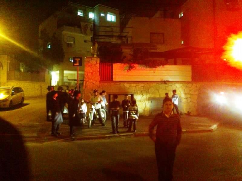 ביתר עילית: גופת הנפטר חולצה עם מנוף