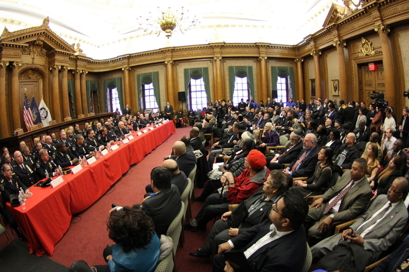 ניו יורק: מפכ"ל המשטרה נפגש עם עסקני היהדות החרדית