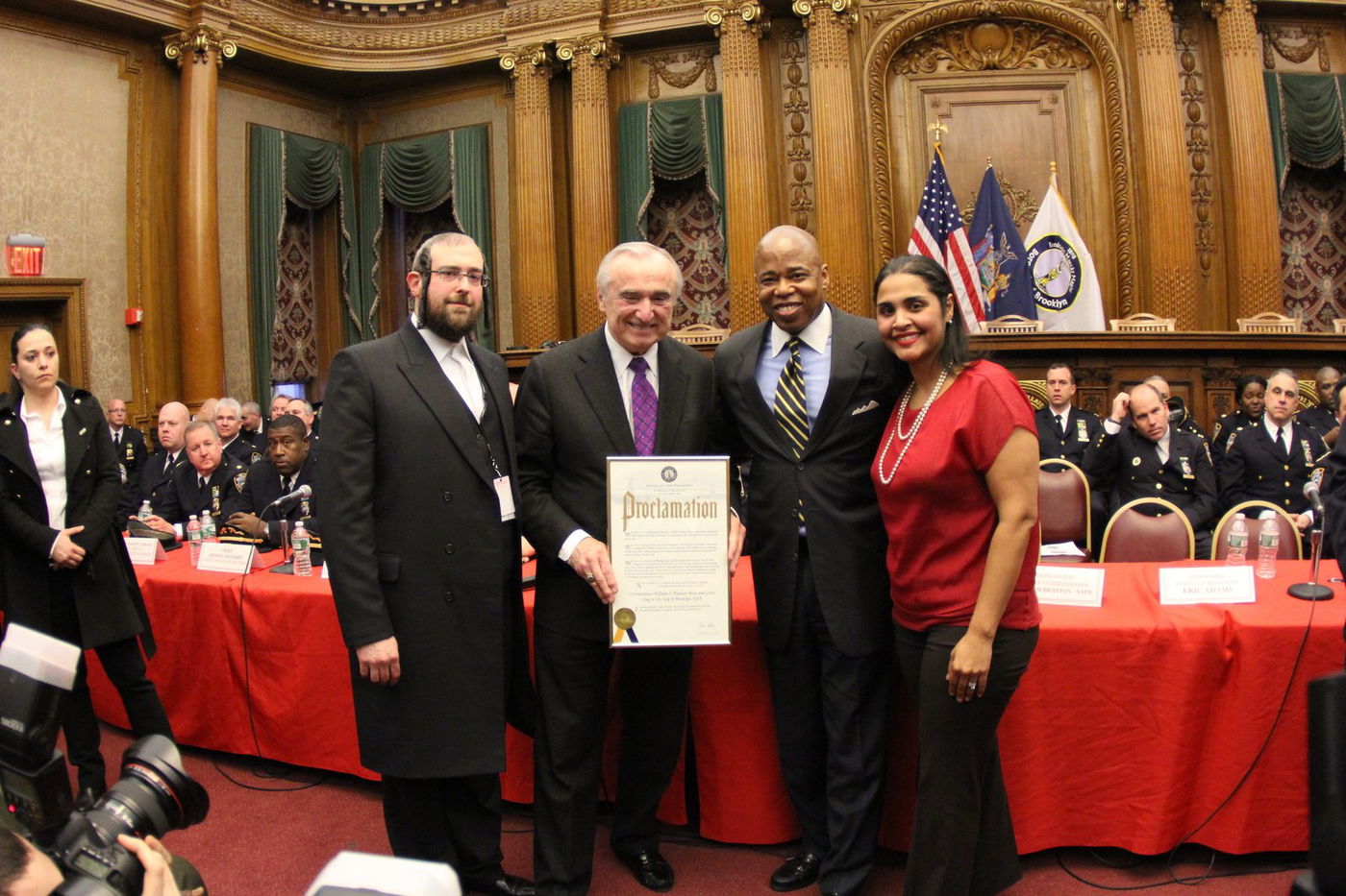 ניו יורק: מפכ"ל המשטרה נפגש עם עסקני היהדות החרדית
