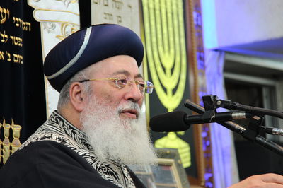 הראשל"צ הגאון רבי שלמה משה עמאר, אמש