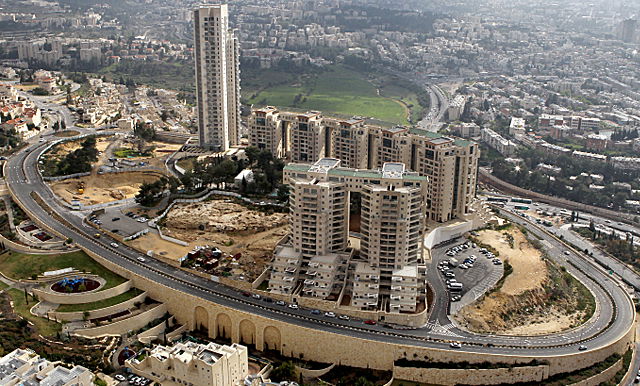 פרויקט הולילנד בירושלים, מבט מהאוויר