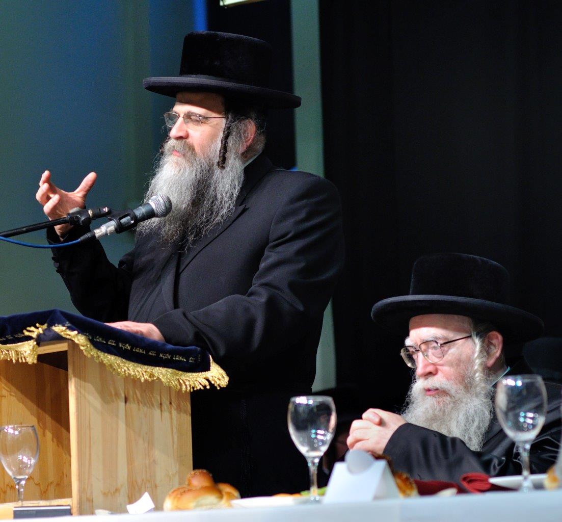 צפו: מיליארדרים ואדמו"רים חגגו יחד