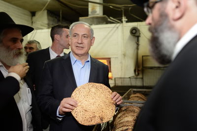 נתניהו בכפר חב"ד, הבוקר