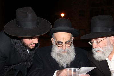 הגאון רבי משה צדקה בעצרת, אמש