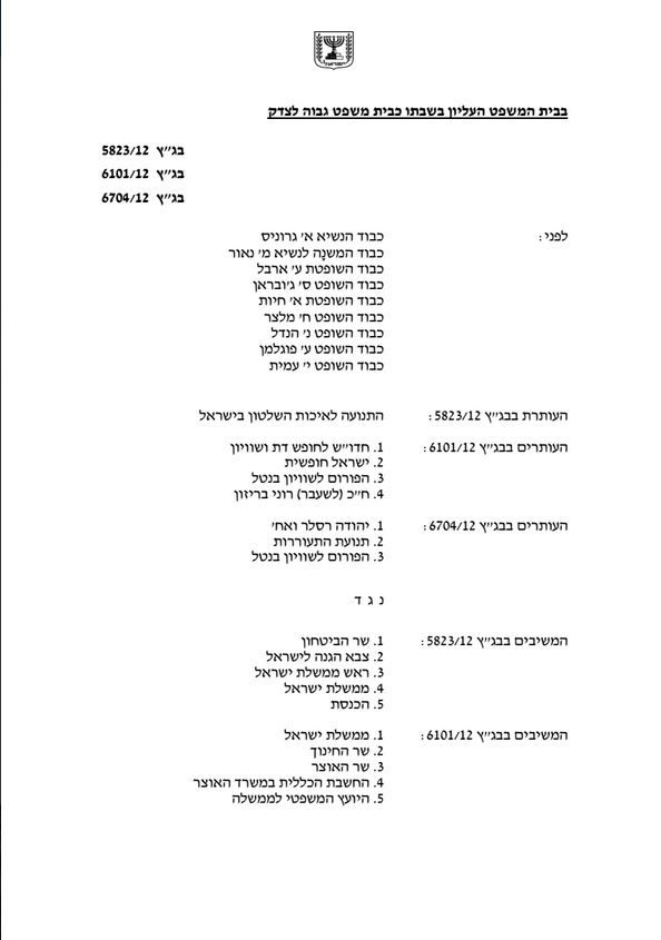 בהרכב מורחב: בג"ץ שחרר את תקציב הישיבות שעוכב