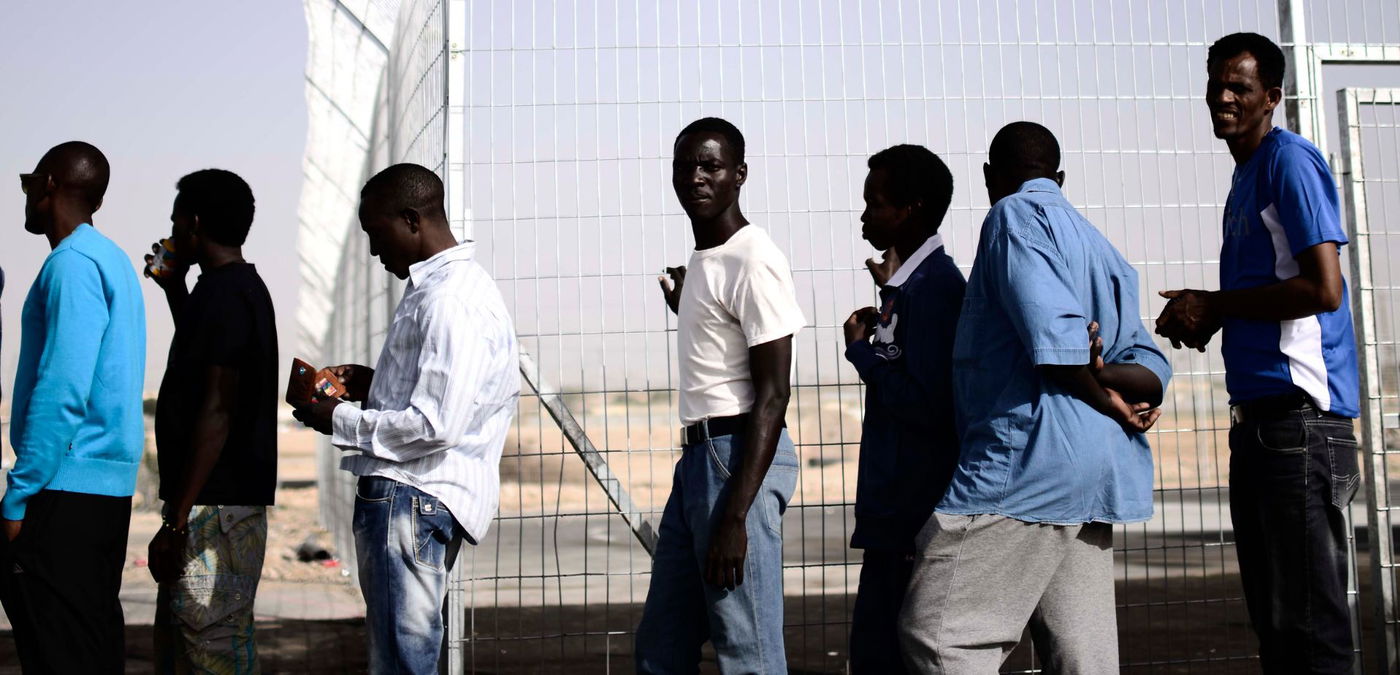 מסתננים סמוך למתקן חולות