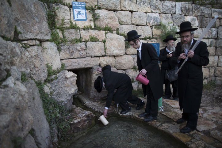 תמונות: אלו ששואבים ואלו שטובלים