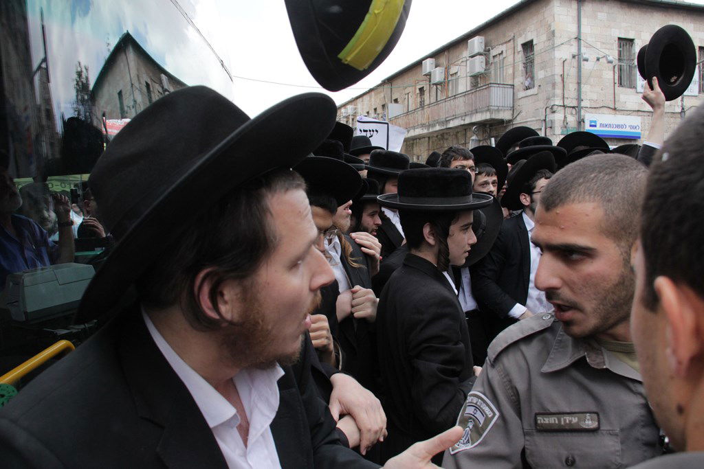 תיעוד ענק: ההפגנה האלימה בגאולה