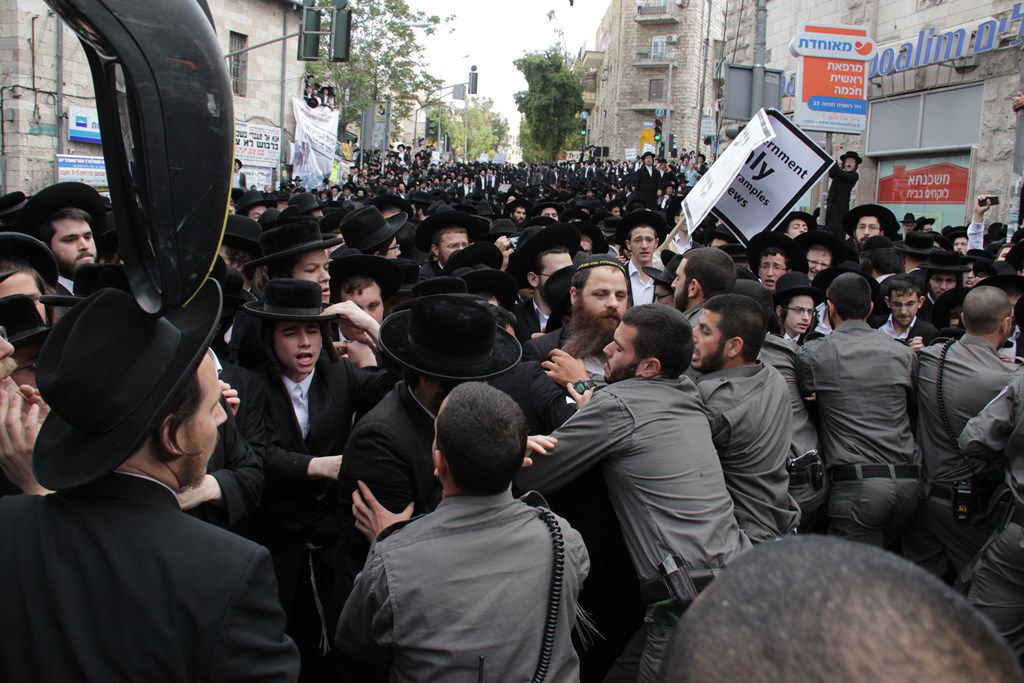 תיעוד ענק: ההפגנה האלימה בגאולה