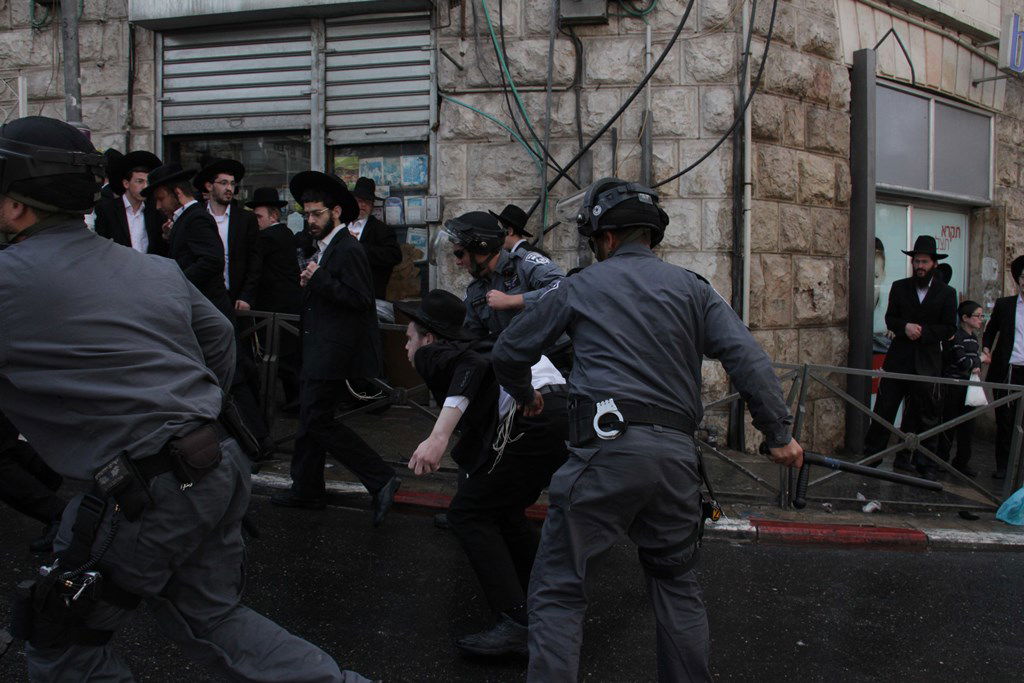 תיעוד ענק: ההפגנה האלימה בגאולה