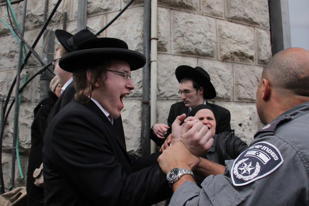 תיעוד ענק: ההפגנה האלימה בגאולה