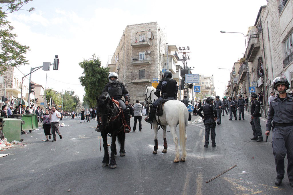 תיעוד ענק: ההפגנה האלימה בגאולה