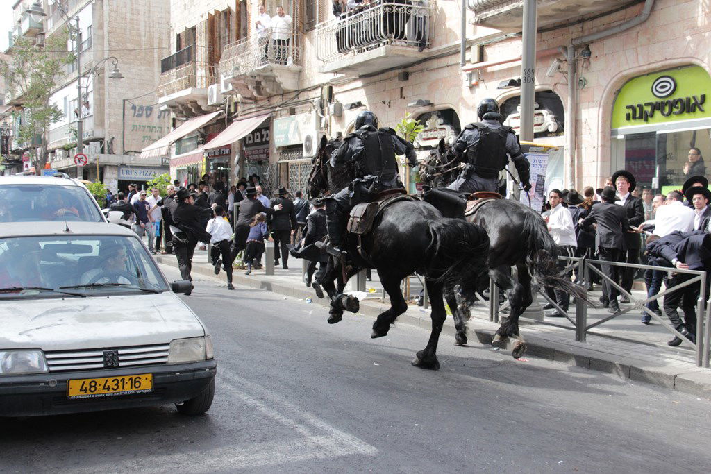תיעוד ענק: ההפגנה האלימה בגאולה