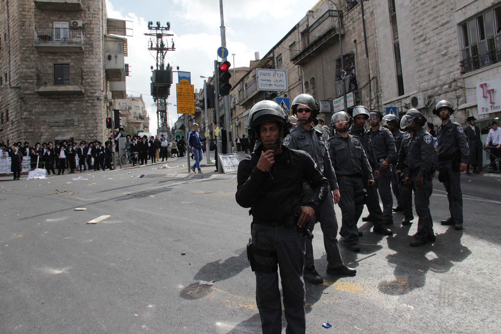 תיעוד ענק: ההפגנה האלימה בגאולה