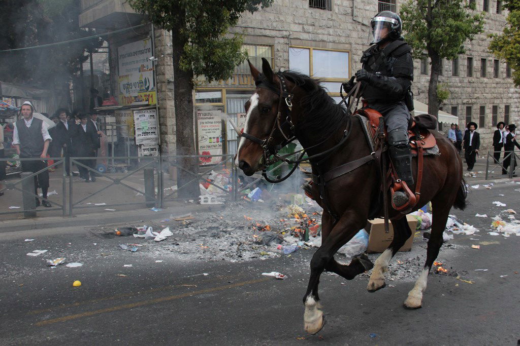 תיעוד ענק: ההפגנה האלימה בגאולה