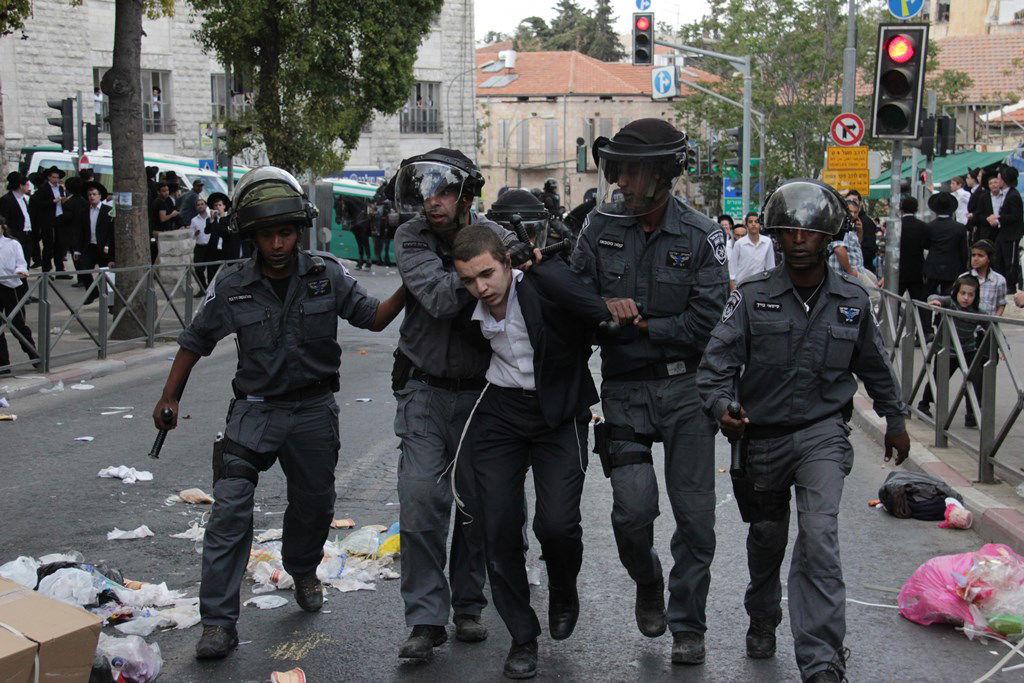 תיעוד ענק: ההפגנה האלימה בגאולה