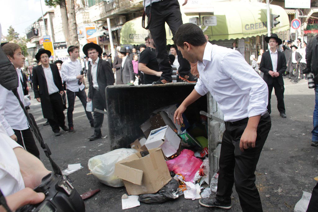 תיעוד ענק: ההפגנה האלימה בגאולה