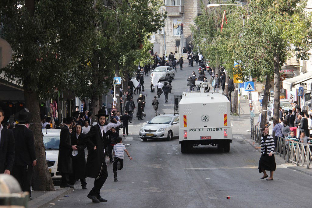 תיעוד ענק: ההפגנה האלימה בגאולה