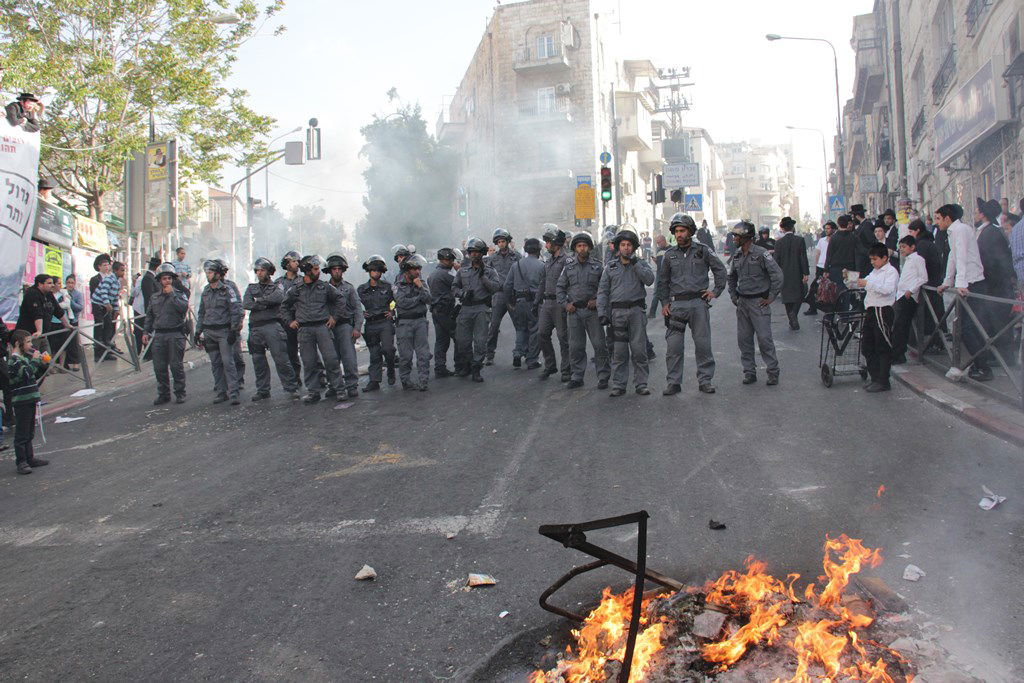 תיעוד ענק: ההפגנה האלימה בגאולה