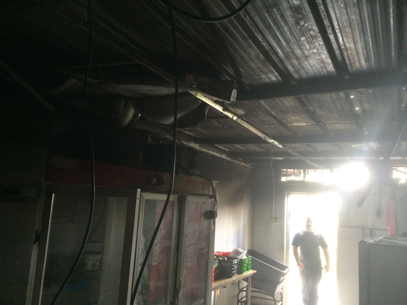 בית תמחוי נשרף רגע לפני פסח