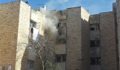 השריפה בקריית ארבע, הבוקר