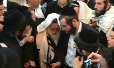 צפו: מרן הגר"ח קנייבסקי מסיים את כל התורה כולה