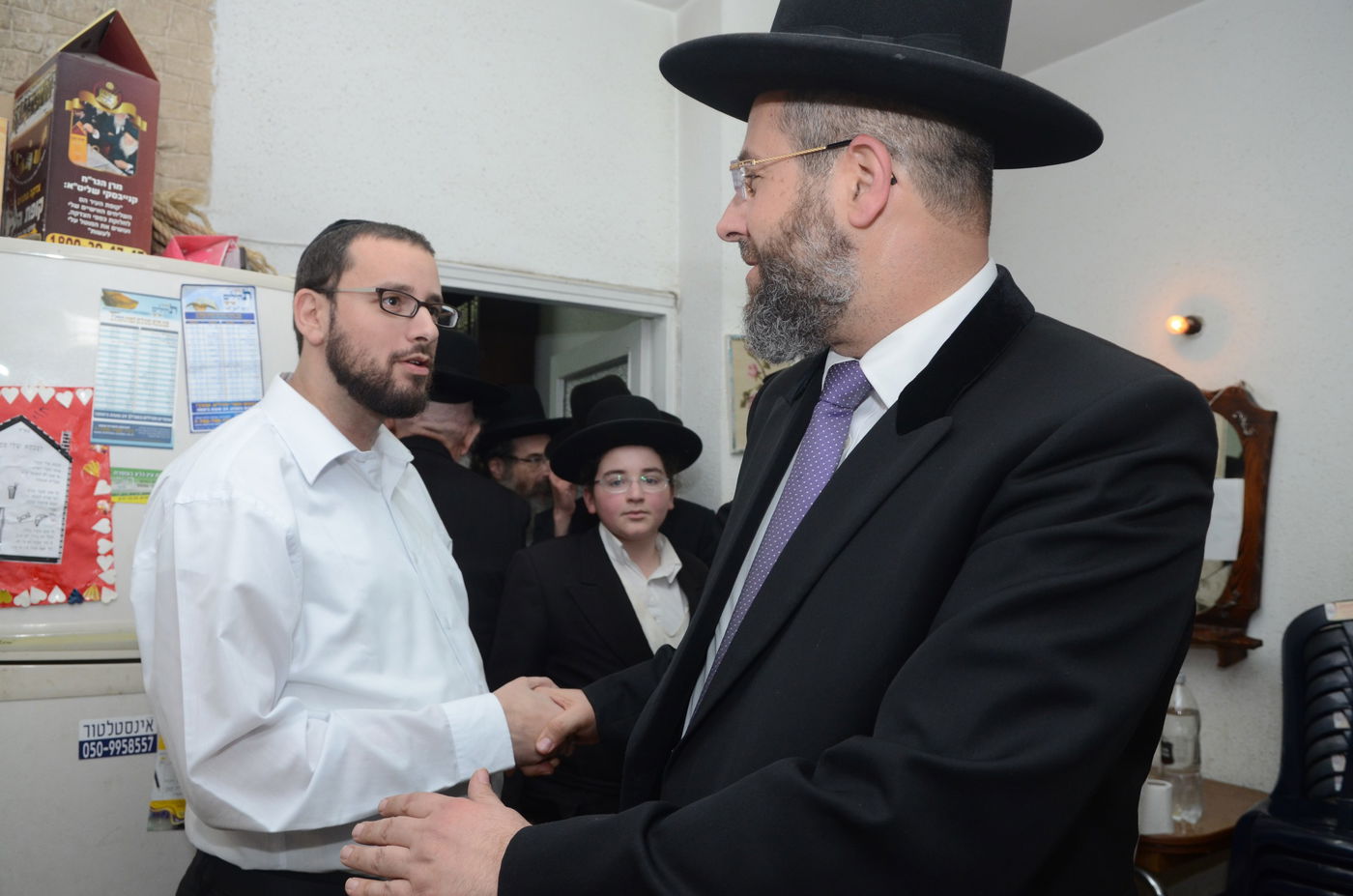 תמונות • ניחום אבלים אצל ח"כ משה גפני