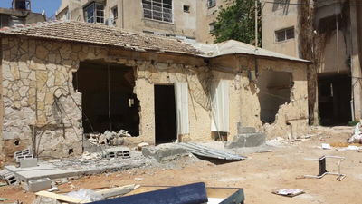 המבנה שנהרס