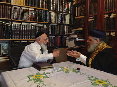 הגר"ש כהן עם הראשון-לציון