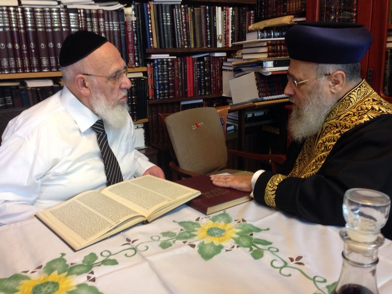 הראשל"צ ביקר את נשיא המועצת