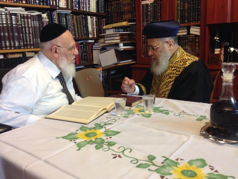 הראשל"צ ביקר את נשיא המועצת