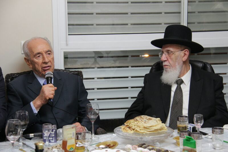 הרב שלום כהן לפרס: למה אתה עוזב את הנשיאות?