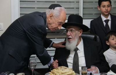 הרב שלום כהן לפרס: למה אתה עוזב את הנשיאות?