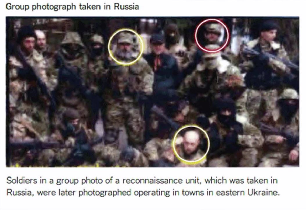 לוחמי יחידות מובחרות של צבא רוסיה הנמצאים באוקראינה