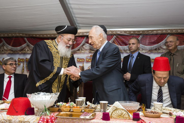 הראשל"צ הגר"ש עמאר בחגיגות המימונה, אמש