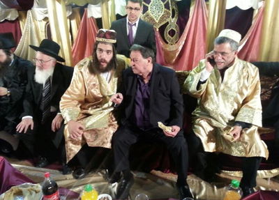 צפו: פואד וריבלין חגגו מימונה באלעד